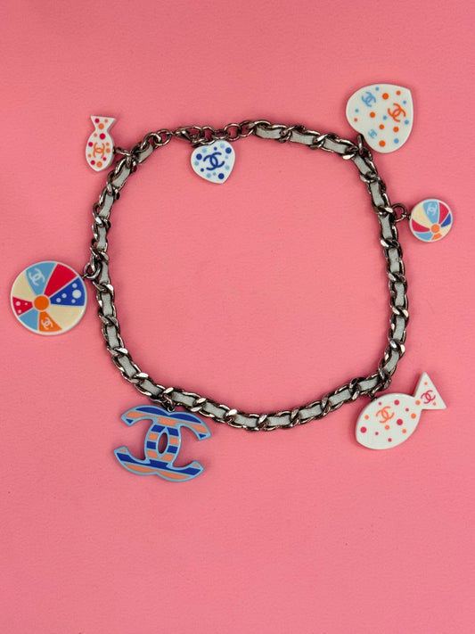 Rare CHANEL Cruise 2005 Beach Charms Resin CC Choker Necklace
