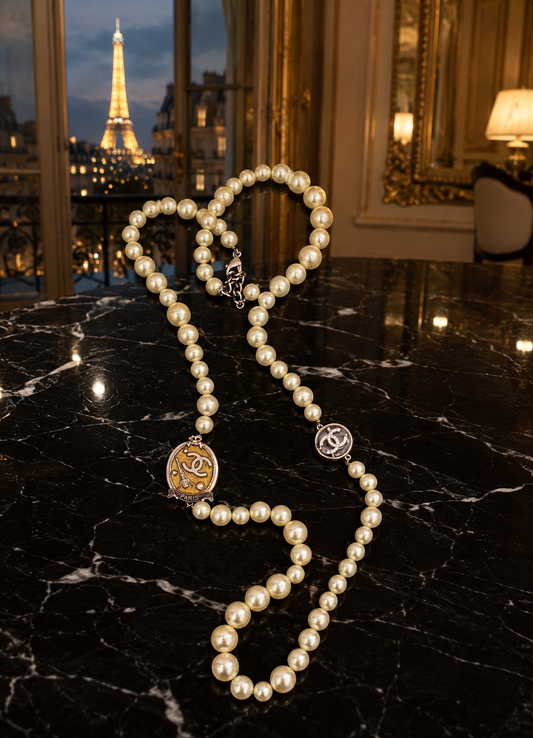 The CHANEL Cruise 2005 Paris Sautoir Necklace Worn by Anne Hathaway in The Devil Wears Prada