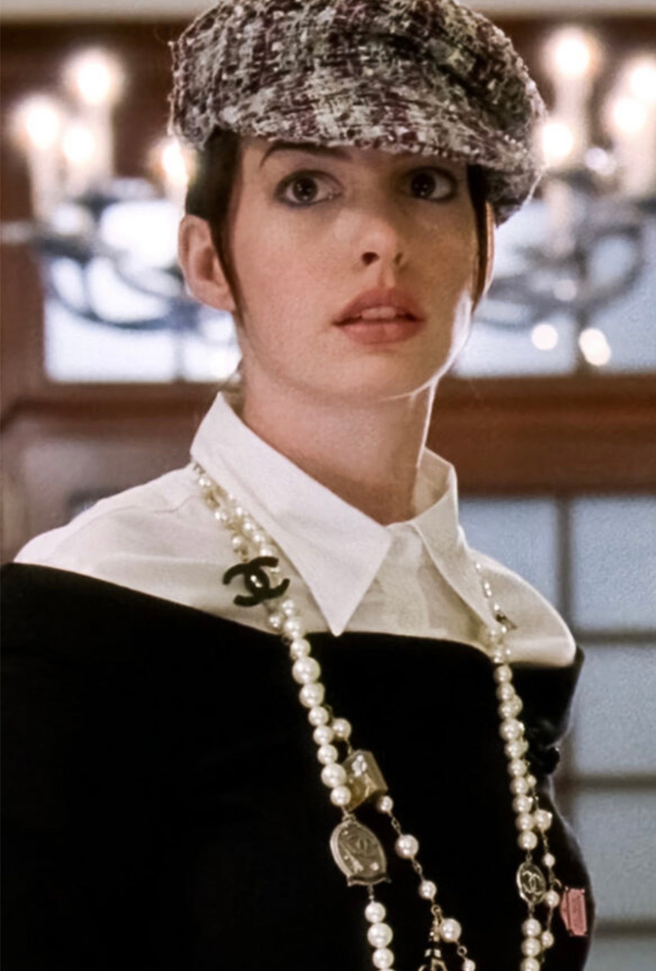 The CHANEL Cruise 2005 Paris Sautoir Necklace Worn by Anne Hathaway in The Devil Wears Prada
