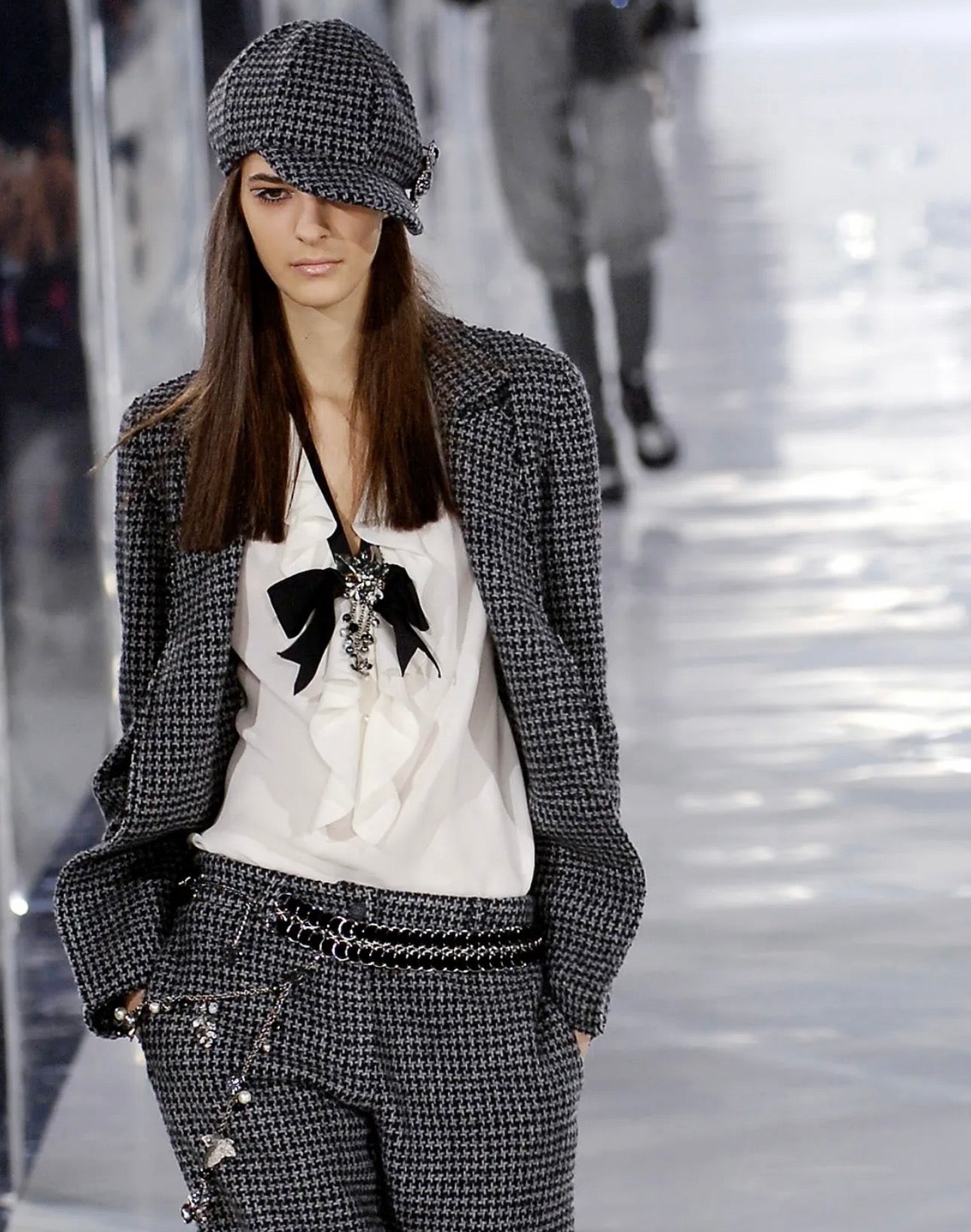 Museum-Worthy CHANEL Fall/Winter 2005 Runway Woodland Necklace by Karl Lagerfeld - Holly Leaves, Acorns, Mushroom & CC Charm Statement Collector's Archive Piece
