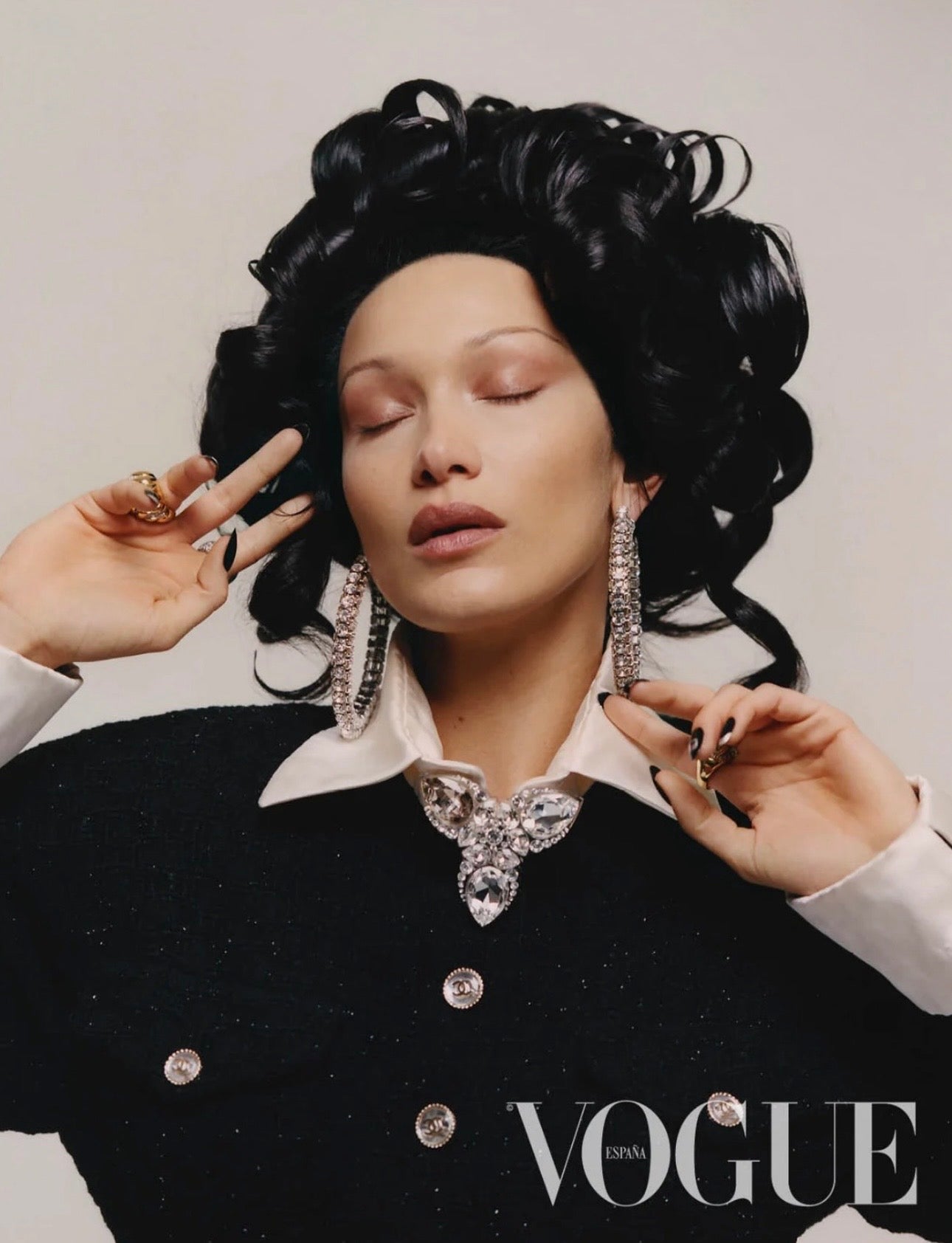 Christian Dior by John Galliano S/S 2004 « Marlene Dietrich » Runway Oversized Crystal Insignia Brooch