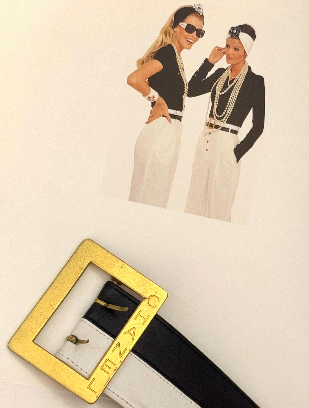 CHANEL Spring/ Summer 1995 "Barbie" Runway Belt by Karl Lagerfeld - Documented on the Runway & Featured in the Iconic Chanel Collector Book