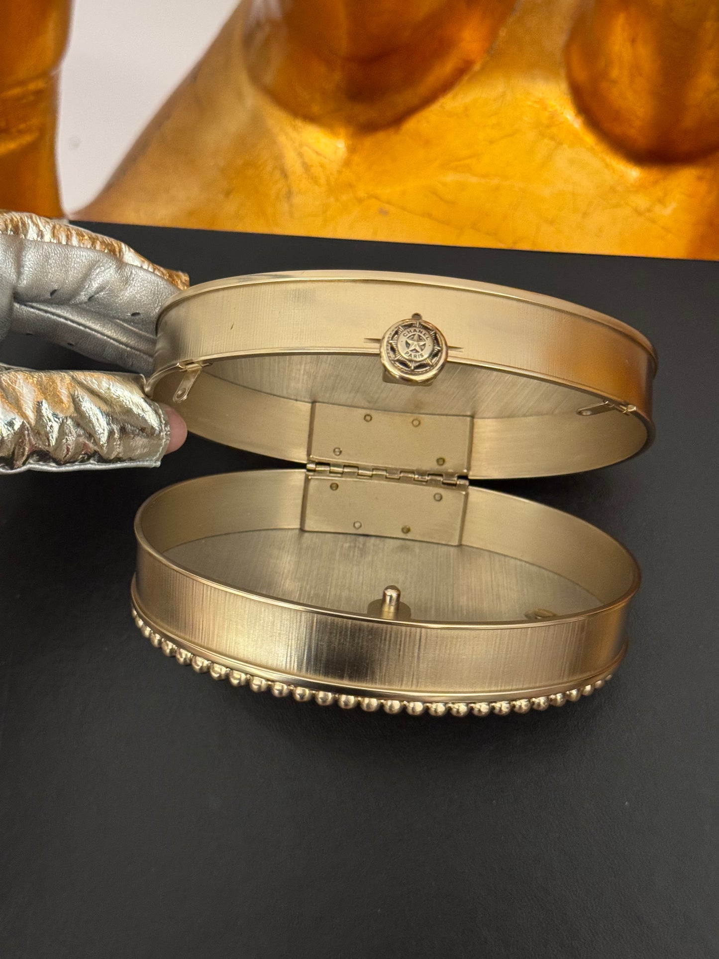 Museum-Worthy Chanel Métiers d'Art Paris-Dallas Pre-Fall 2014 Sample
Minaudière by Karl Lagerfeld - Prototype Archive Piece from 31 Rue
Cambon