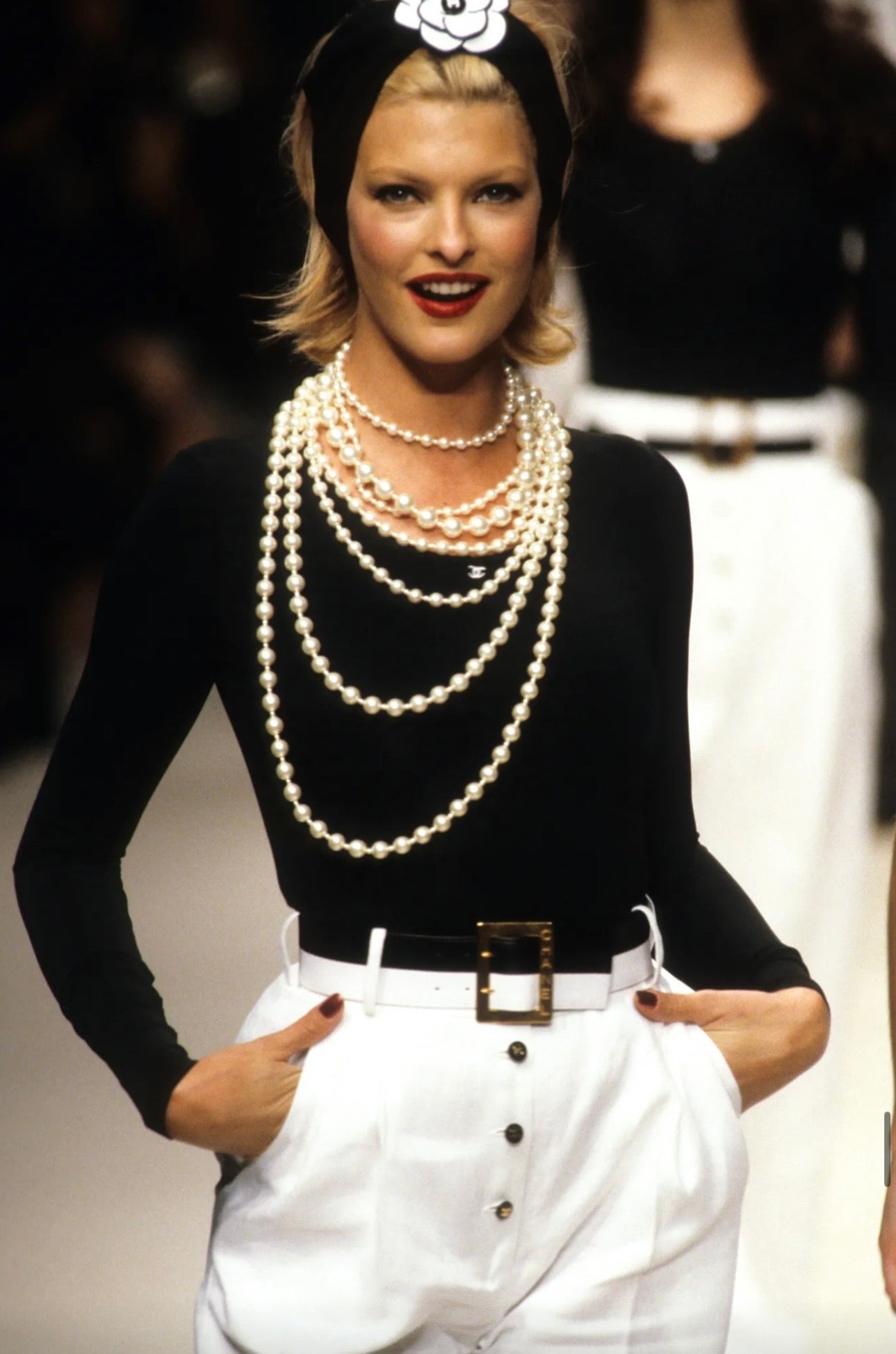 CHANEL Spring/ Summer 1995 "Barbie" Runway Belt by Karl Lagerfeld - Documented on the Runway & Featured in the Iconic Chanel Collector Book